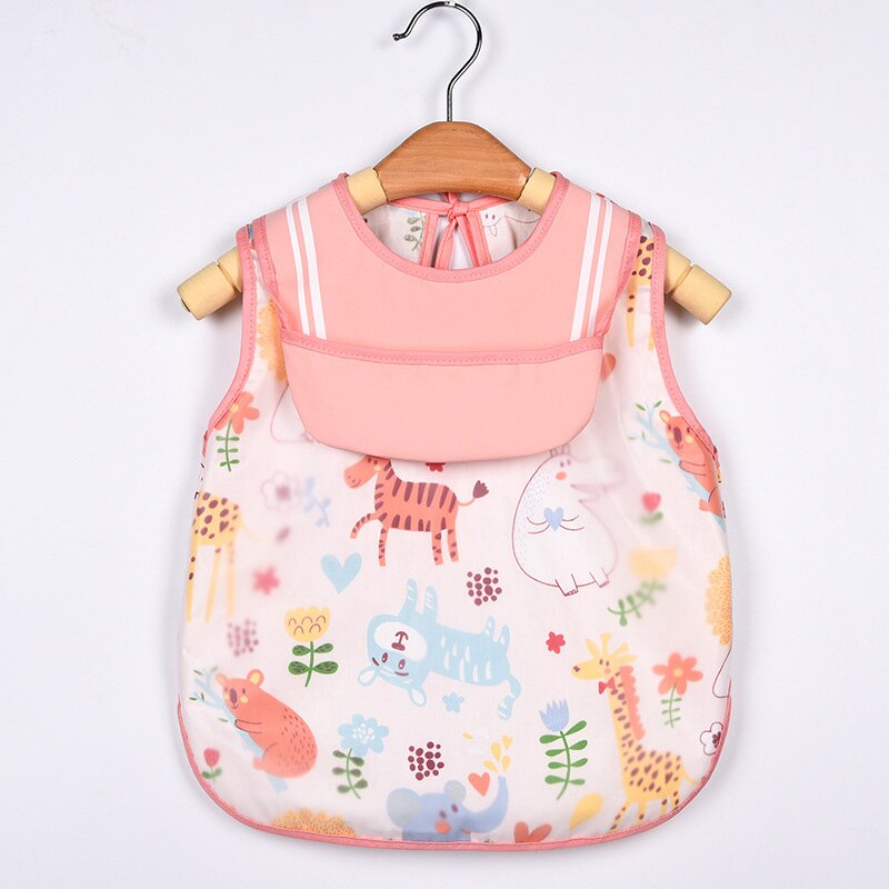 Bavoir imperméable pour bébé, , mignon, imprimé de dessin animé, fille et garçon, tablier à déjeuner, alimentation: style1