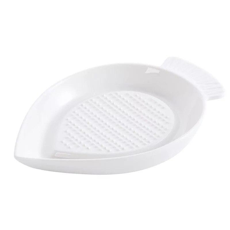 Prato de cerâmica para bebê com assistência, ralador de alho, prato de frutas, porcelana, prato de moagem para bebê, máquina de cozinhar, bandeja de ferramentas