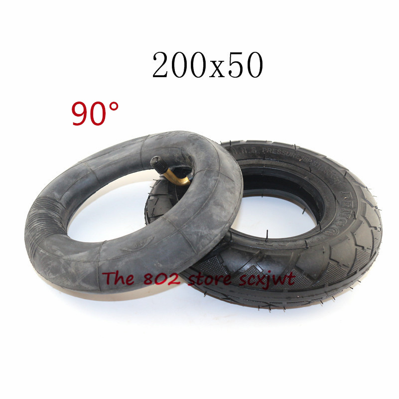 Wysokiej jakości (8 "X 2") 200X50 (8 cali) opona na elektryczny skuter na gaz i skuter elektryczny (w zestawie dętka) koło wózka inwalidzkiego: tyre tube 90