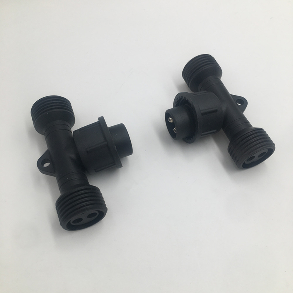 IP68 Waterproof T Shape Connector For Outdoor S14 String Light