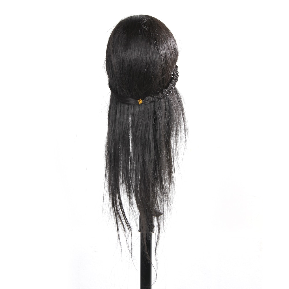 65Cm Pro Training Haar Styling Mannequin Hoofd Haar Lange Haar Kapsel Kappers Training Pop Vrouwelijke Mannequins Met Pruik