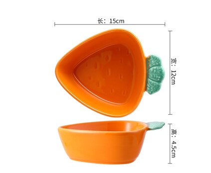 1 stk kæmpe sød avocado form keramisk frugtsalat tallerken snack skål ris suppe skål bordservice forsyninger 6.5 tommer wf: Radise-b