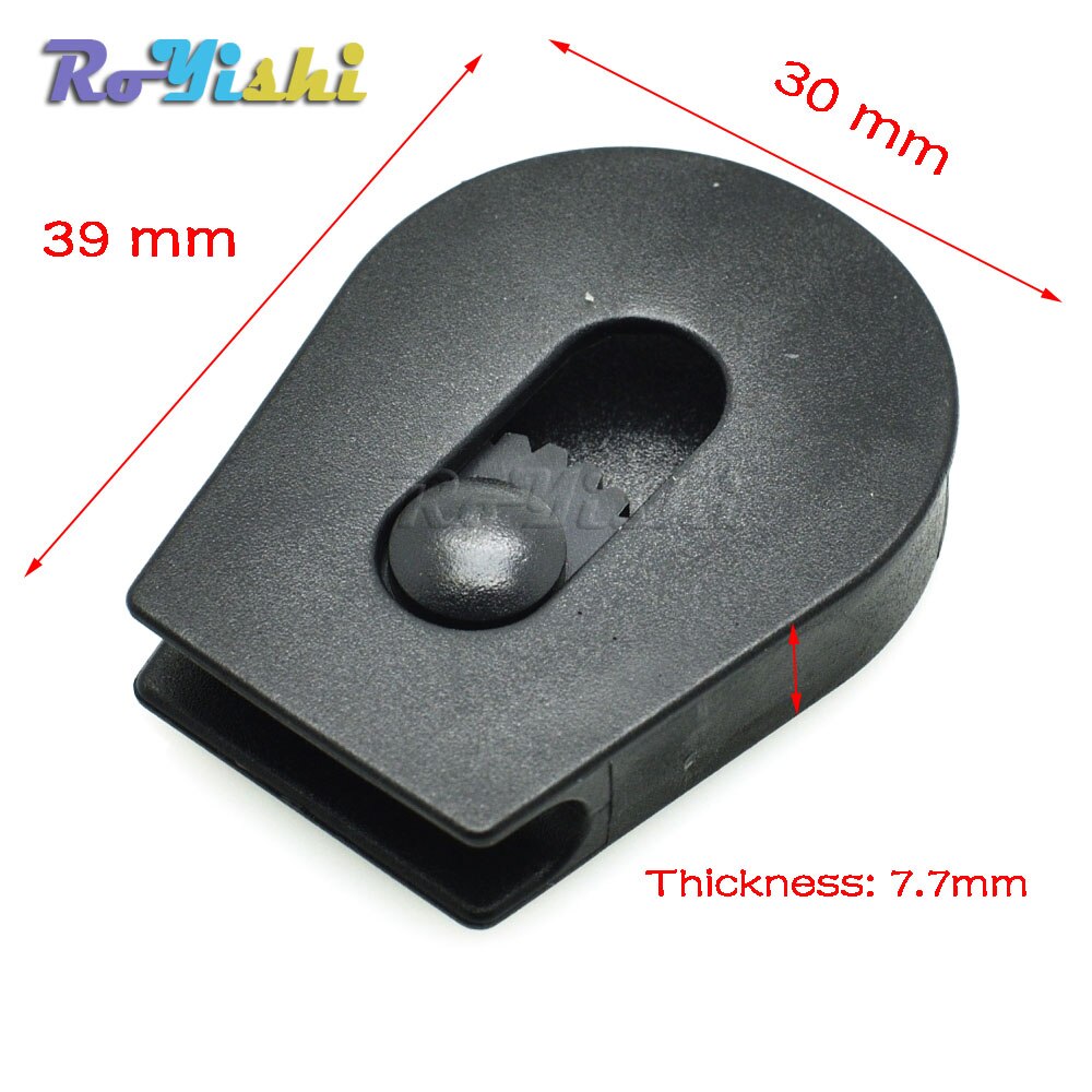 Cord Lock Ends Stopper Drawstring Sliding Plastic Wheel Pull-Strings Stopper For Shoe Cloth Bag