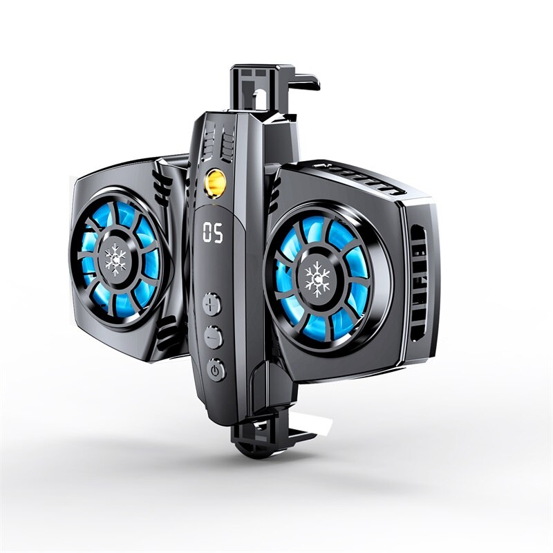 Handy Kühler Gaming Universal Telefon Kühler Tragbare Fan Kühlen Zubehör Für iPhone Samsung: Gun Color