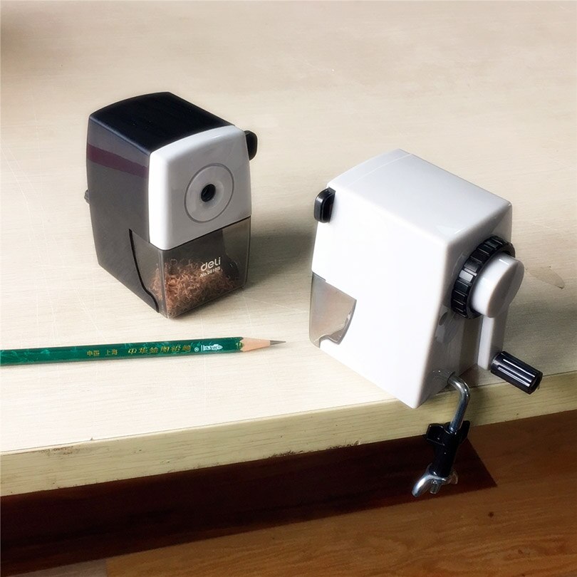 Deli Stationery Pencil sharpener office &amp; school supplies mechanical pencil sharpener office accessories manual pencil sharpener