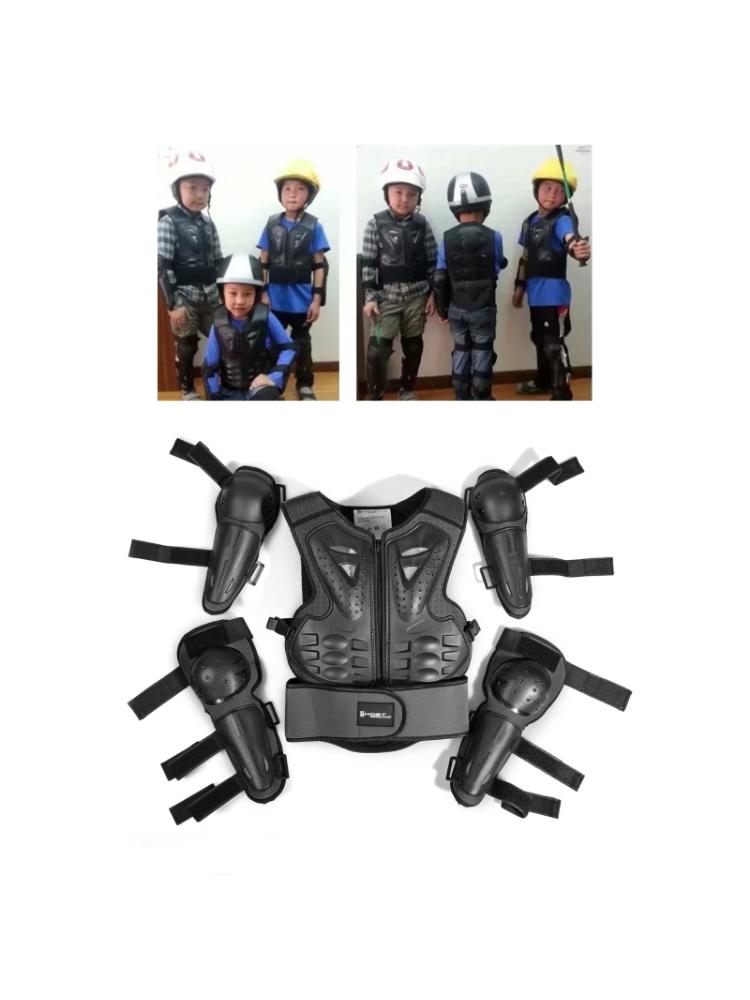 Kids Full Body Armor Protective Gear Elbow Knee Protection Pads for Motocross Y98C