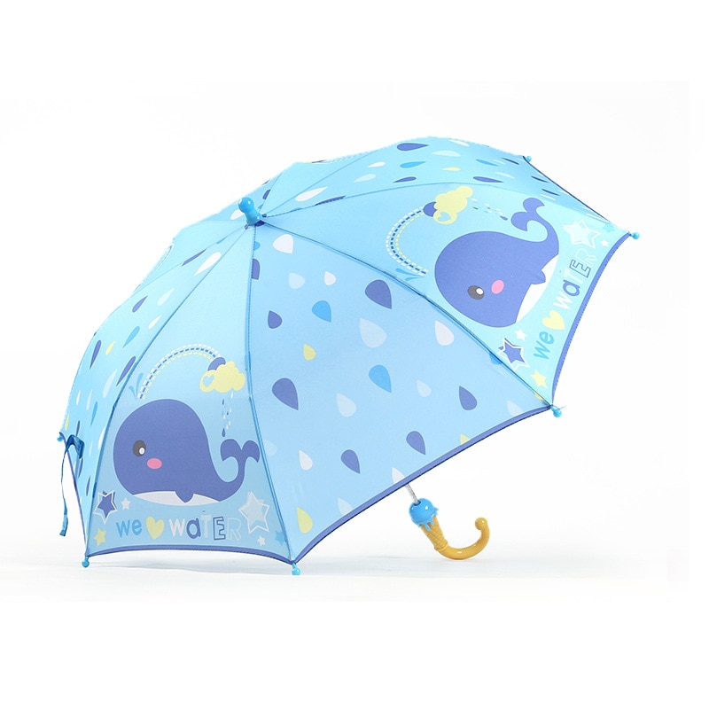 Søde hval tegneserier paraply tegneserie børn paraply vindtæt og regntæt baby paraply sikkerhed børnehave kid paraply: Hval