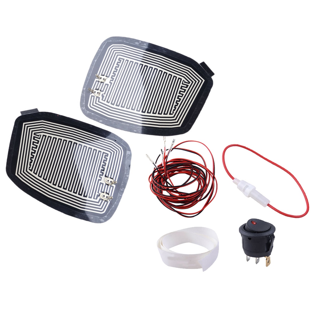 Glass Rearview Heating Mirror Defogger Demister 26W Plastic&Metal Universal