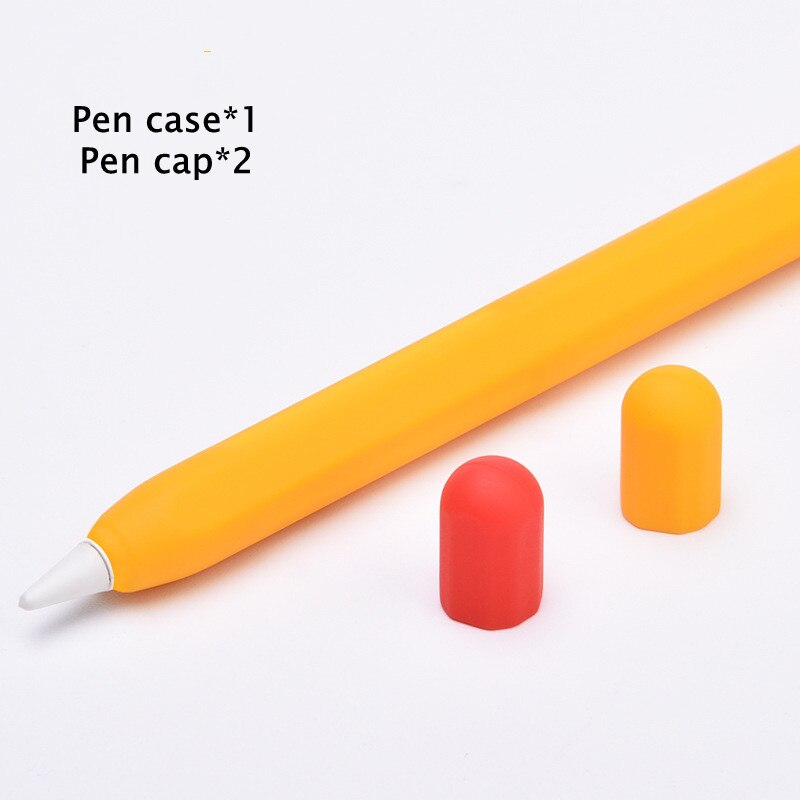 Anti Lost Case for Apple Pencil 1 Case Soft Silicone for IPad Tablet Touch Pen Stylus Protective Sleeve Silicon Pencil Cover: D