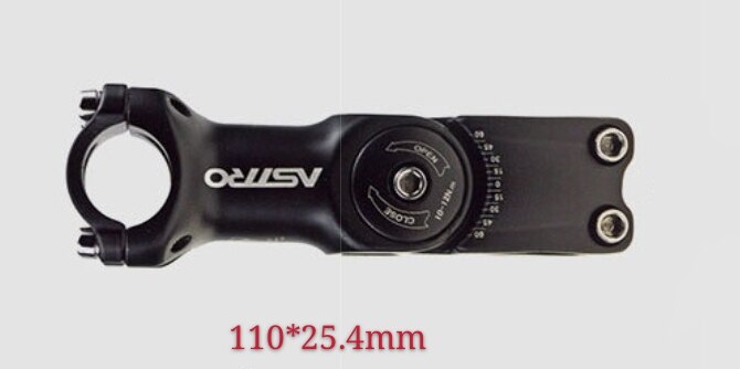 Powiększenie wspornik rowerowy pion 25.4mm H1411C zwiększ wysokość regulowana kierownica roweru górskiego pion 25.4mm przechodzić-kraj rower część: 110-25.4mm