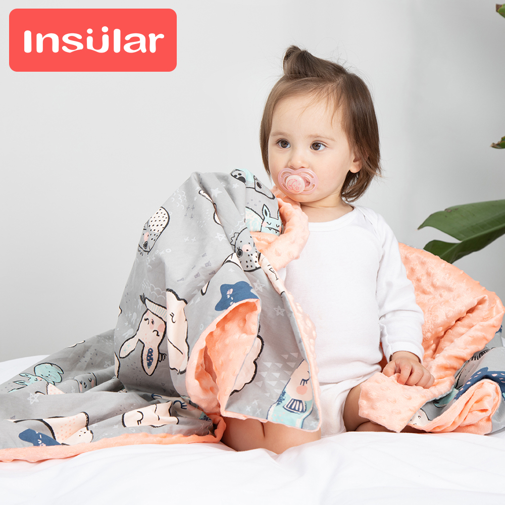 Baby Baumwolle Decke Weichen Flanell Vlies Windeln Neugeborene Kleinkind minky Bettwäsche Decke Kinderwagen wickeln Abdeckungen Blasen M/L größe