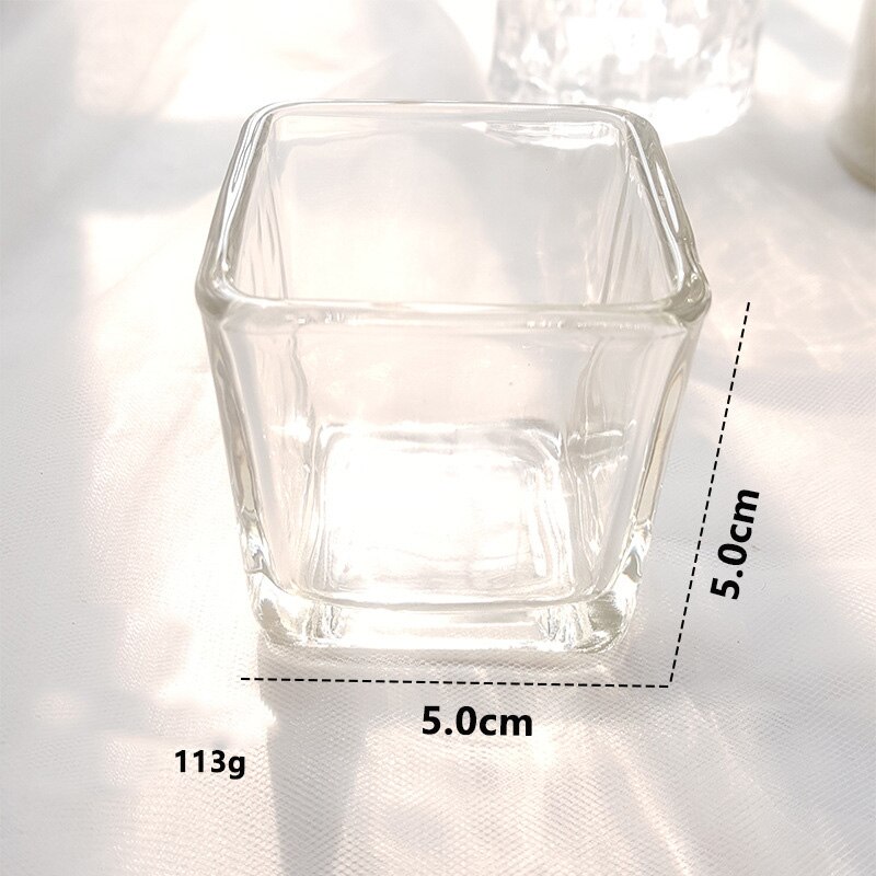 Tres tazas de vela perfumadas vela aromática diy contenedor de cera de soya diy contenedor taza material encerado tarro de vela vacío: C section of three