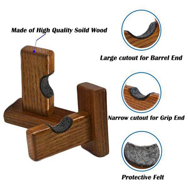 Baseball Bat Display Wall Mount, Baseball Bat Wall Mount Holder, Softball Bat Hanger Horizontal Wall Rack