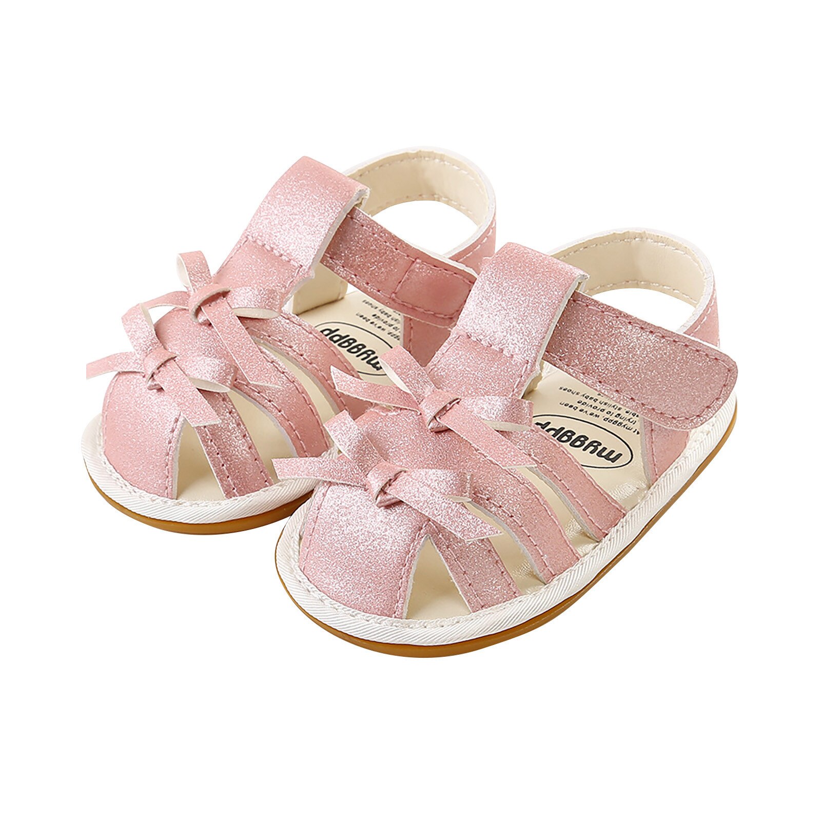 Summer Kids Shoes Sweet Princess Children Sandals for Girls Toddler Baby Soft Breathable Hoolow Out Kids Bow Shoes#4: Pink / 11