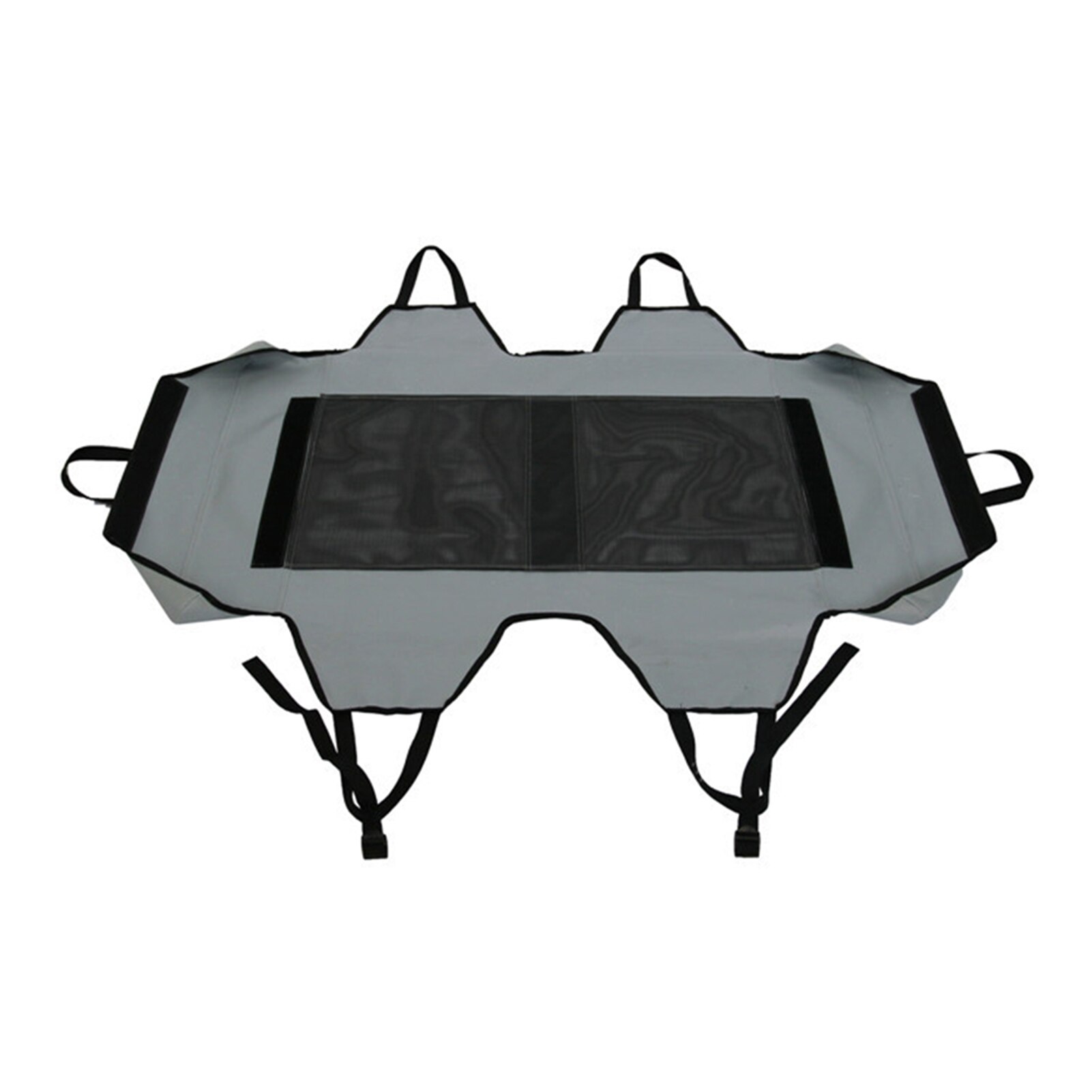 Opvouwbaar bed voor huisdieren, binnen, wasbaar, kampeerhuis, hond, kat, vervangende onderdelen, draagbaar, ademend, oxford-doek, buiten, zomer: Grijs / M