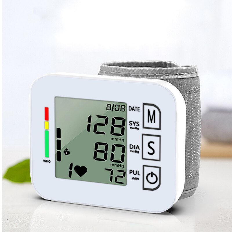 Electronic Blood Pressure Home Wrist Blood Pressure Meter Automatic Sphygmomanometer pressure tonometer Measurement tool