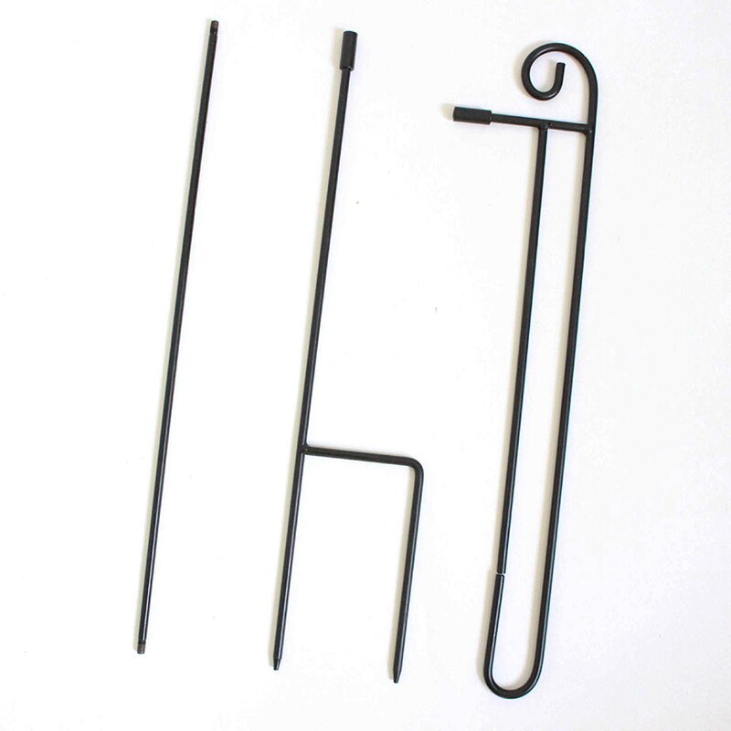 Tuin Vlag Stand Pole Houder Met Vlag En Anti-Wind Clip Tuin Vlag Houder Stand Premium Yard Houder Voor amerikaanse Vlag