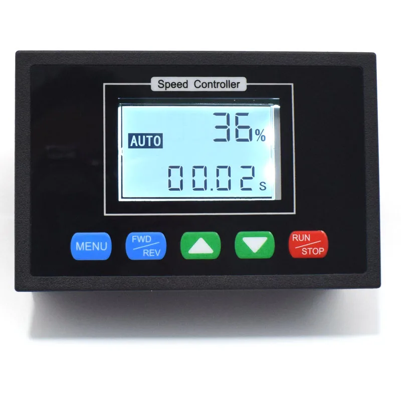 Digitale Display 0 ~ 100% Verstelbare Dc 12V 24V 36V 48V 40A Pwm Dc Motor Speed controller Timing Controller Omkeerbare