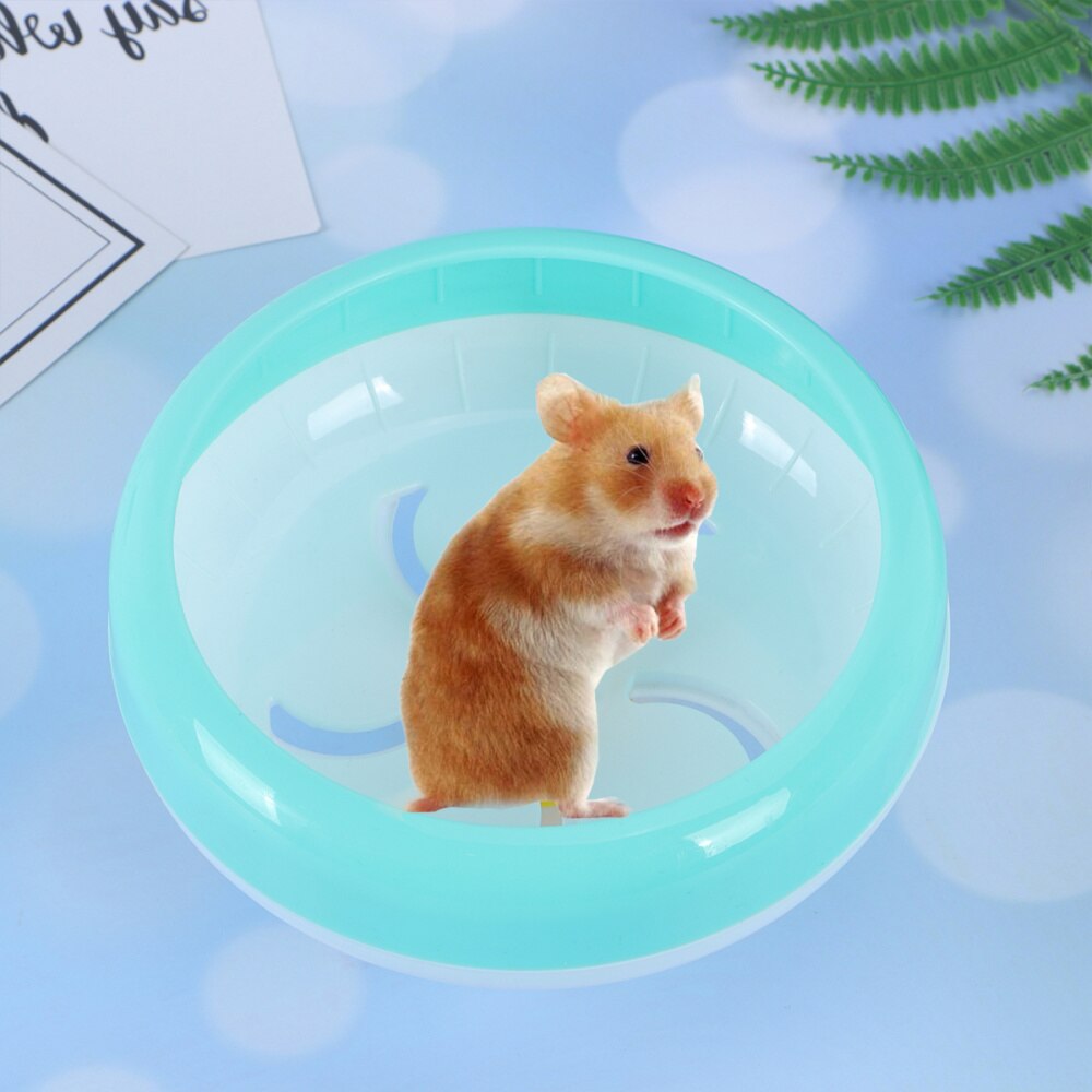 1Pc 14cm Multipurpose Wide Suitability Hamster Mice Gerbil Rat Exercise Wheel PP Run Disc Small Animal Pet Toy(Pi
