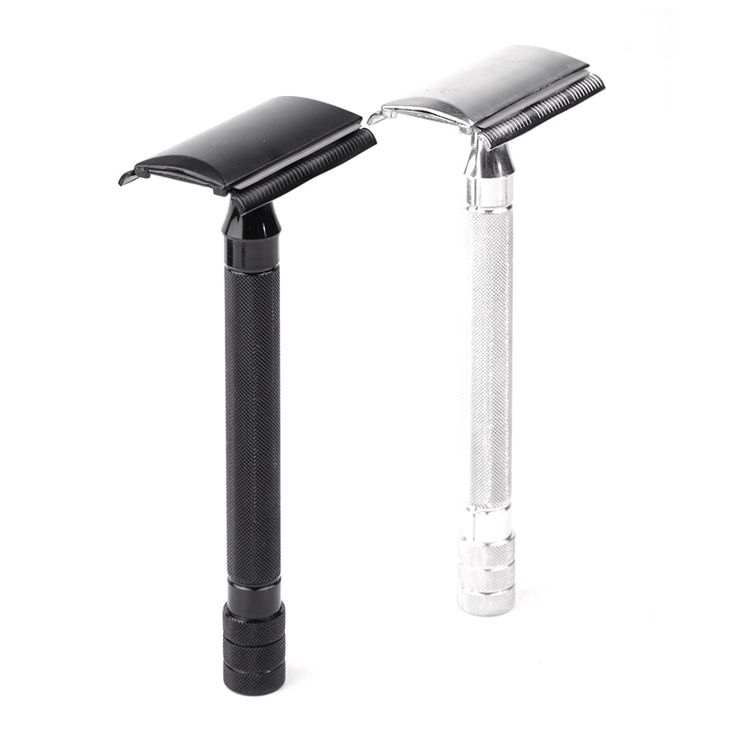 Men Safety Classic Dual Edge Razor Manual Shaver Long Handle Box Safety Razors Beard Care Bathroom Products
