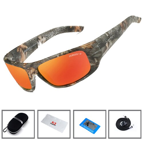 Newboler polariserte fiskebriller kamuflasje menn kvinner camo sport jenter sykling fottur løping camping fluefiske briller uv: Sak nummer 3