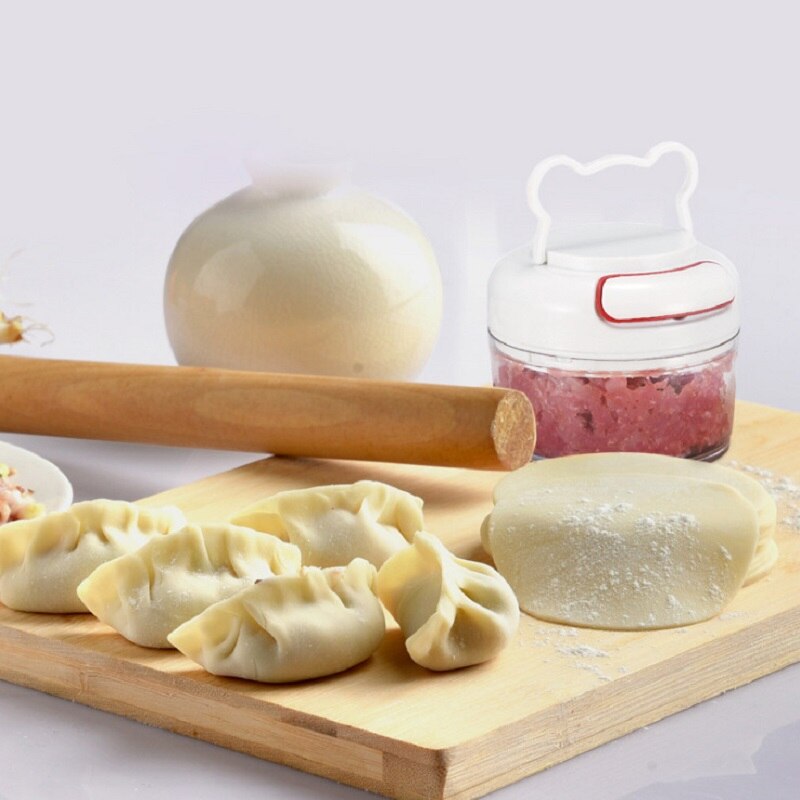 Powerful Meat Grinder Hand-power Food Chopper Mincer Mixer Blender to Chop Meat Fruit Vegetable Nuts Herbs