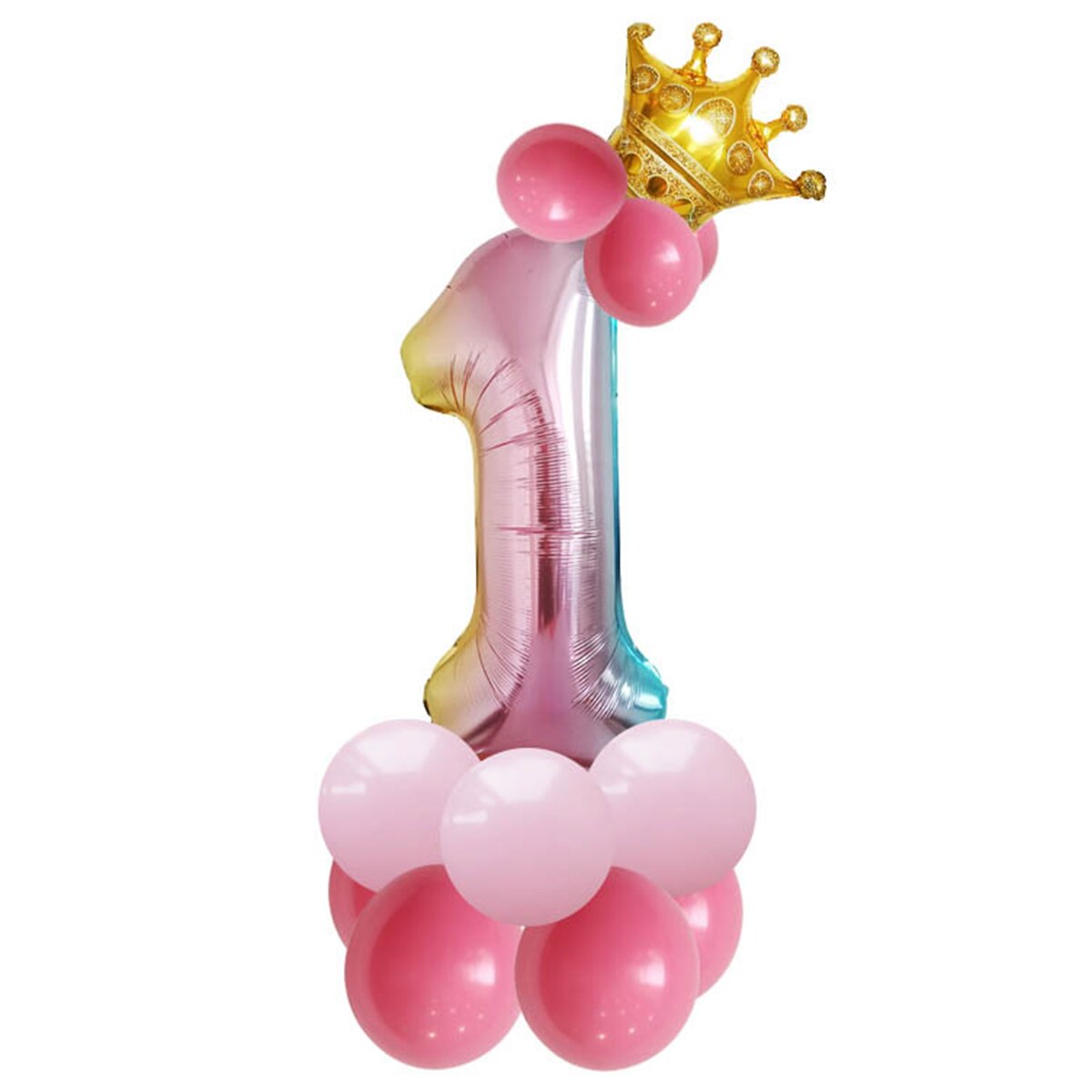 14 Pcs Nummer Lucht Ballon Verjaardag Ballonnen Verjaardagsfeestje Decoraties Kids Folie Ballon Figuren Ballon Ballen Babyshower