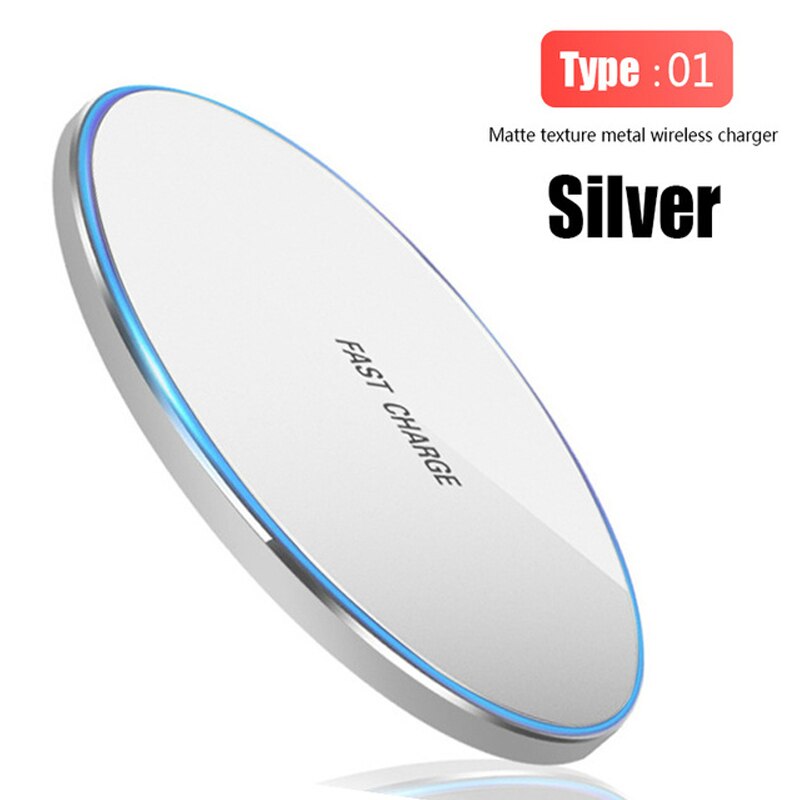 20W Fast Qi Wireless Charger For iPhone 11 Pro X/XS Max XR 8 Plus USB Wireless Charging Pad For Samsung S9 S10 S20 Note 9 8: White