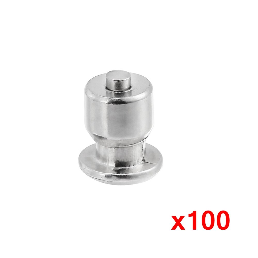 Boulons à vis pour pneus de voiture, 8x10mm, 100 pièces, clous de neige, roue d'hiver, accessoires pour voiture, moto, SUV, ATV, camion: Default Title