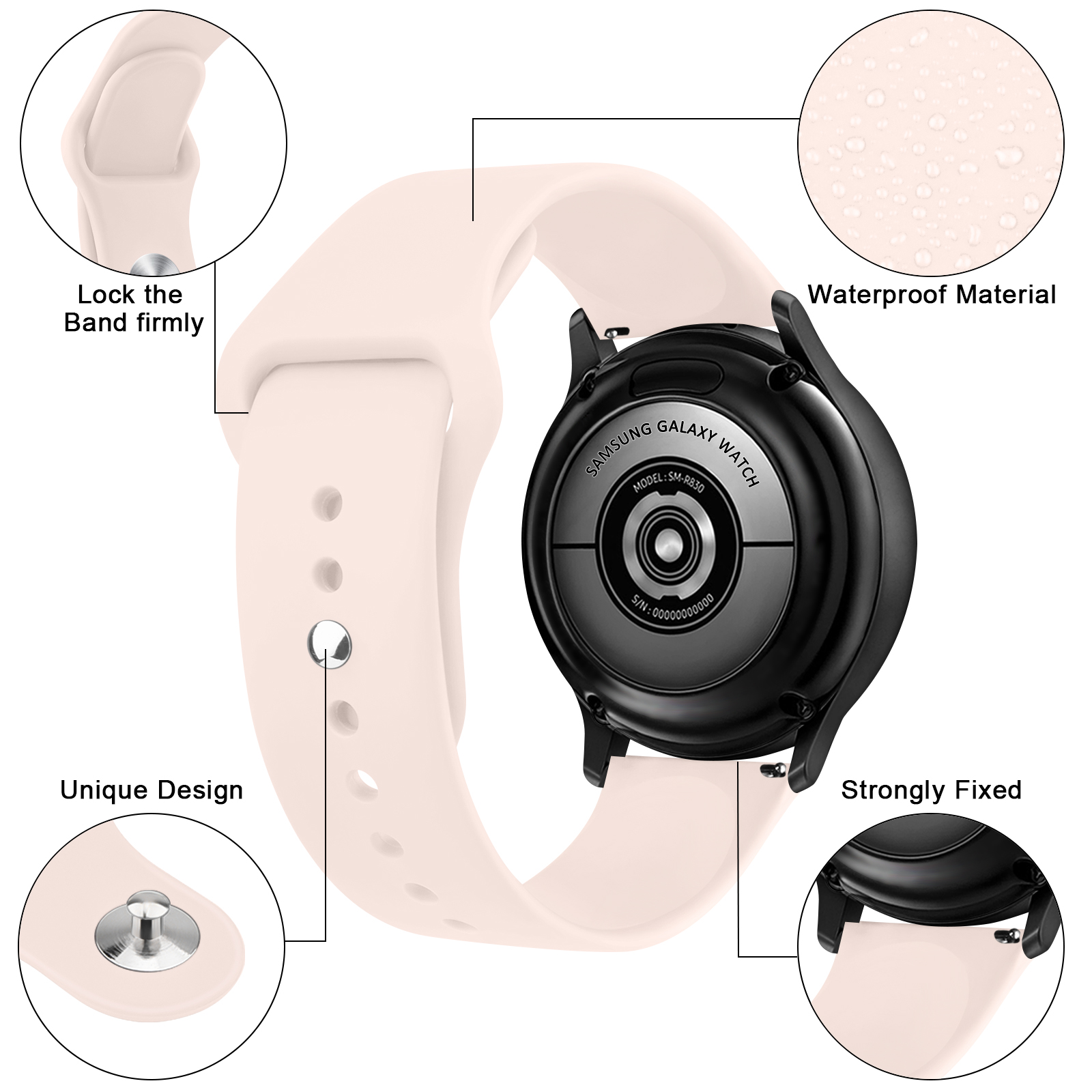 Siliconen 22Mm Riem Voor Samsung Galaxy Horloge 3 45Mm Horloge Band Voor Samsung Gear S3 Classic/gear S3 Frontier Band Armband