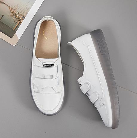 Kvinna lägenheter sneakers skor kardborre som andas vår och höst kvinnor fritidsskor dam zapatos mujer