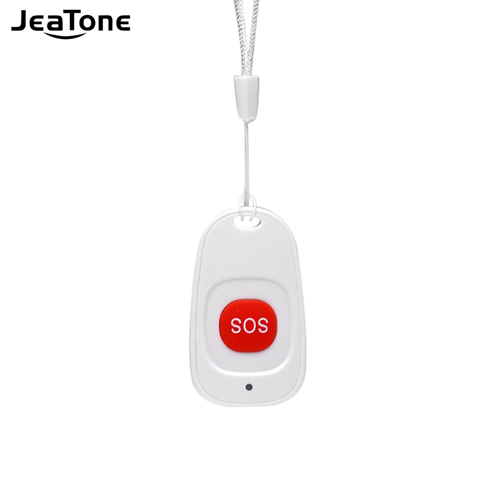 Jeatone trådløs sos nødpanik knap til ældre alarmsensor hjem tyverialarm 433 mhz til  ps85 sikkerhed alarmsystem