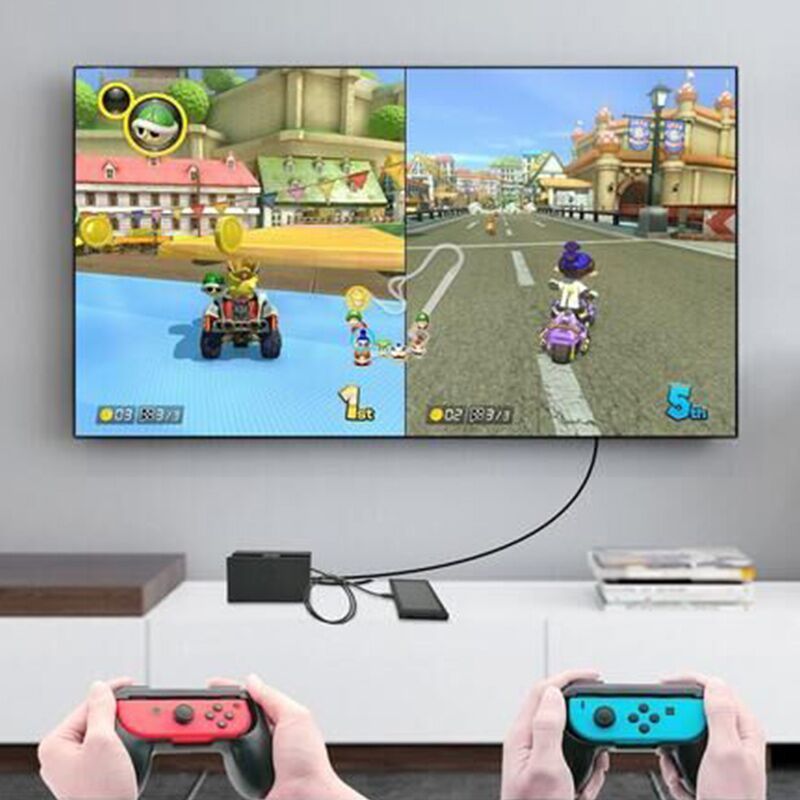 NS Accessories Dock and Charger Extender Cable for Nintendo Switch, Support 10 Gbps Data Transfer Rate - 3.28 feet