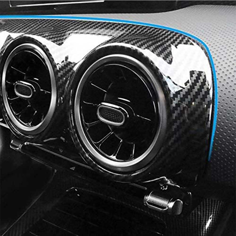 Suitable for A-level W177 V177 CLA W118 C118 X118 ABS carbon fiber style center console dashboard trim