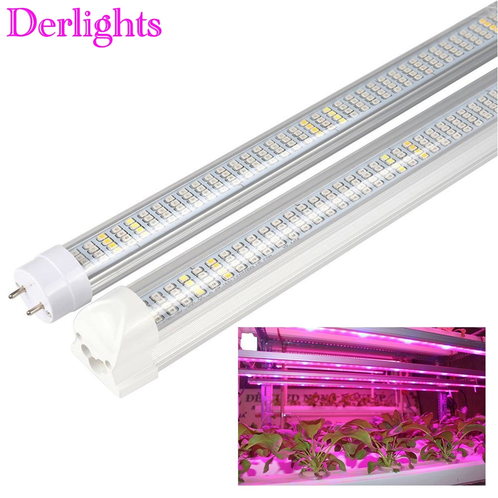 Lampe horticole de croissance T8, 30W, 60cm, 85V ~ 265V, spectre complet, éclairage pour serre hydroponique, tente, plantes