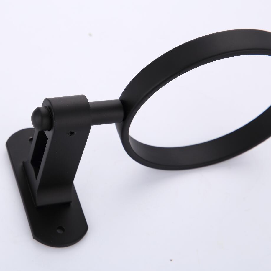 Schlecht Zubehör Zauberstab Montiert Schwarz Raum Aluminium Schlecht Wc Pinsel Halfter BR-999mts