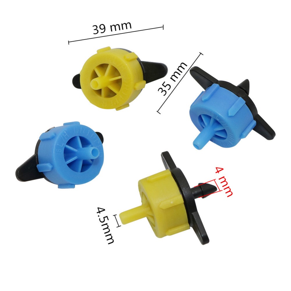 Agriculture 2L/H 4L/H 8L/H Dripper Garden Micro Irrigation Pressure Compensating Dripper Automatic Watering Emitter 30 Pcs