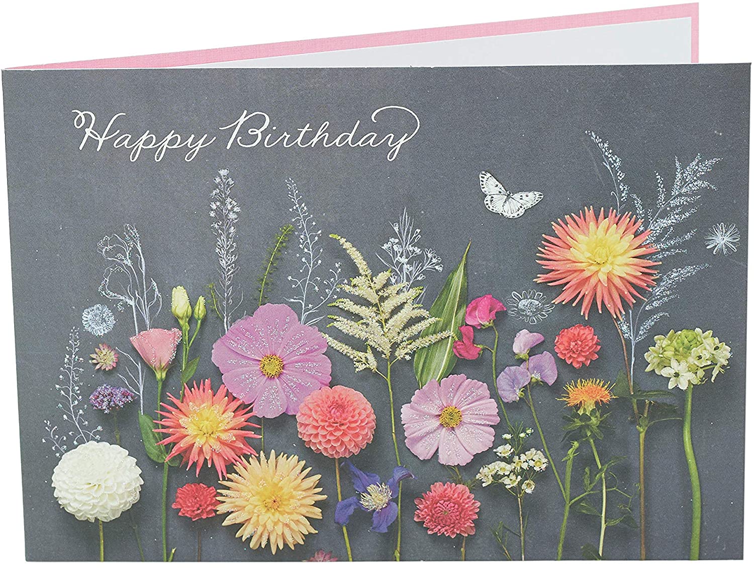 Birthday Card for Her - Friend Birthday Card - Beautiful Floral Card size: 178mm x 127mm