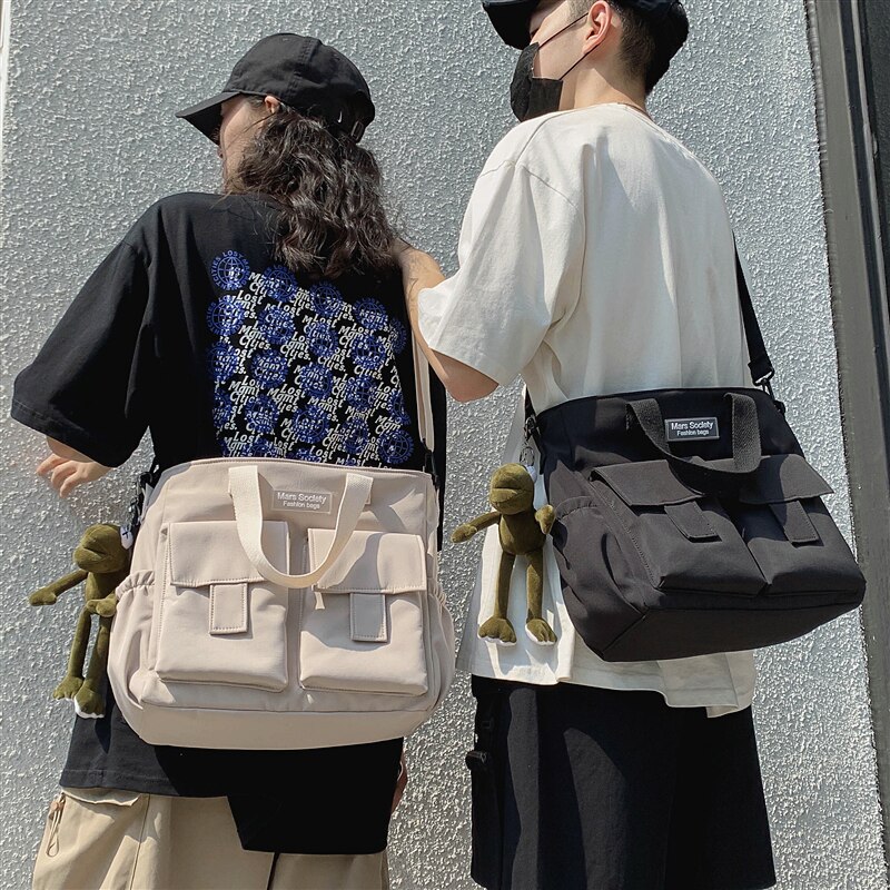originale outillage sac sac de messager Couple de japonais en Nylon étudiant Simple sac à bandoulière sac à bandoulière décontracté