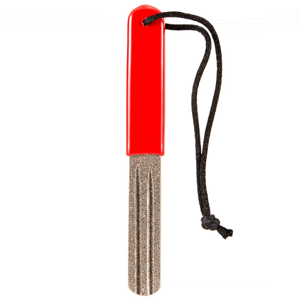 Red Diamond Fishing Hook Sharpener Files Hone Stones Carp Grindstone Tool