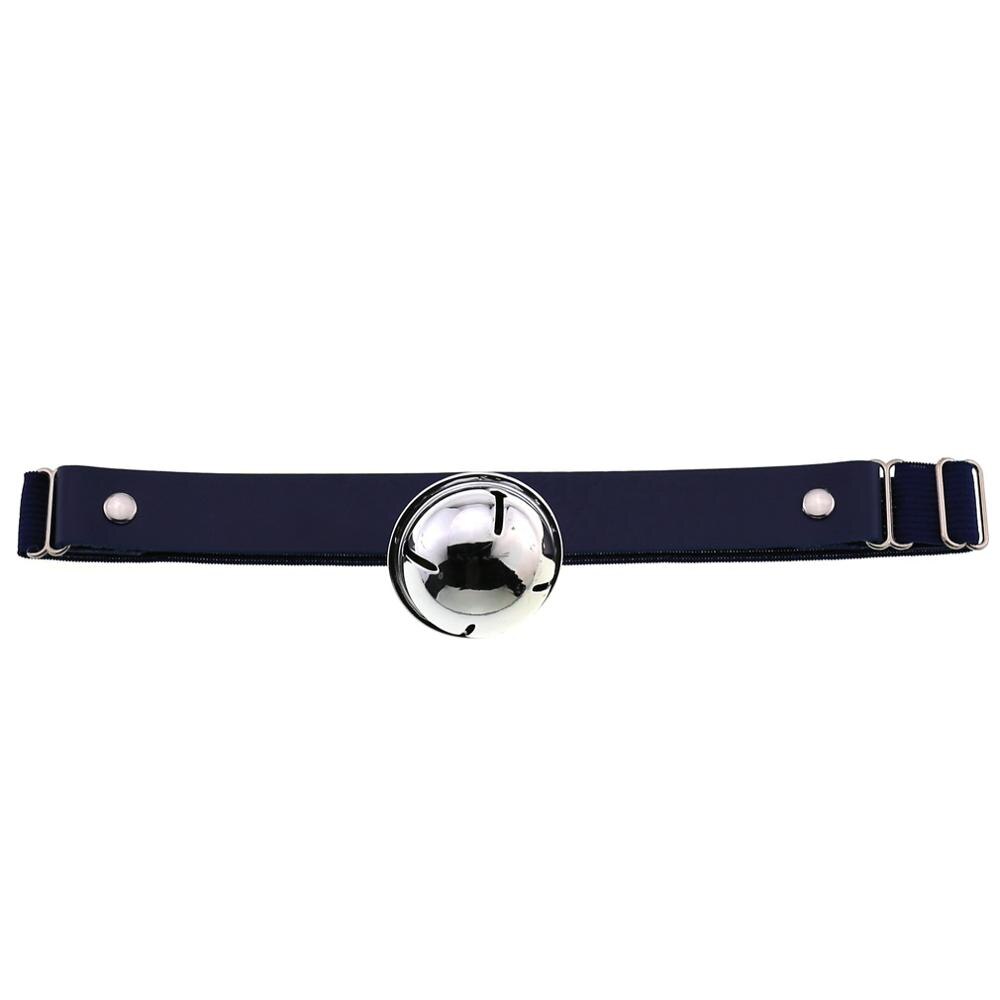 Phyanic Punk Gothic Grote Bel Garter Riem Leren Elastische Jarretel Been Ring Harajuku Accessoires: dark blue