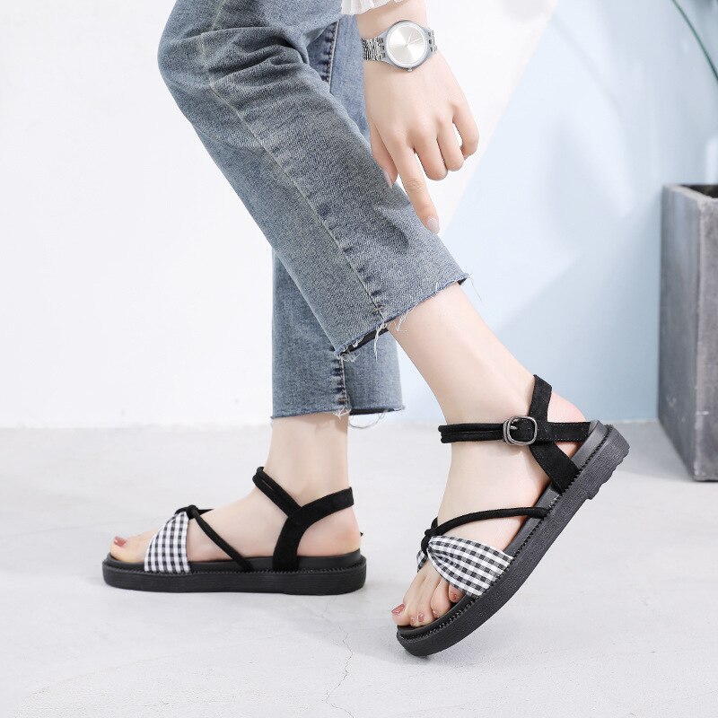 Chunky sandaler sommerhæl sandaler platform sandalen dame chaussure pour femme espadriller sandalier kvinde sko