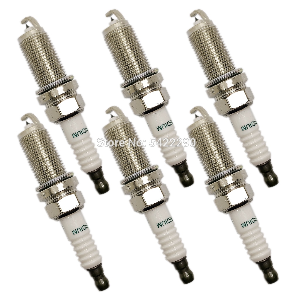 6pcs 90919-01247 Iridium Spark Plug FK20HR11 fit for Toyota Camry Highlander RAV4 Sienna Venza for Lexus ES IS RX 9091901247
