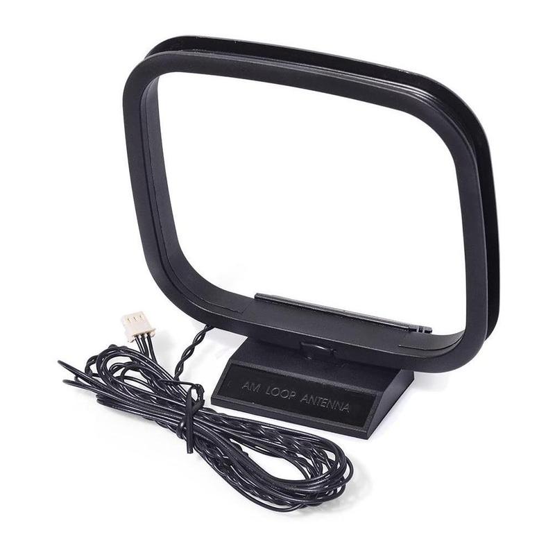 Mini Am/Fm Radio Loop Antenne Radio Signaal Ontvangende Systeem Audio Antenne Ontvanger Connector Voor Sony Geschikt Hi-Fi Sharp f4D0: Default Title