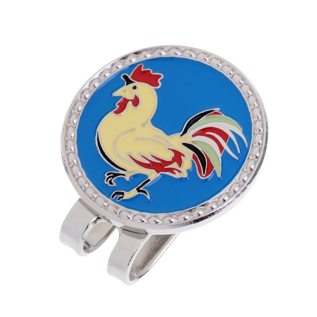 Chinesische Sternzeichen aufbringen Legierung Golf Ball Marker mit Magnet Hütte Clip-SchöNe für Golfspieler - 12 aufbringen: Schwanz
