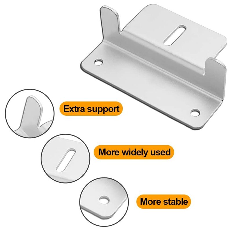 4 Sets Solar Panel Mounting Z Bracket Mounts,Solar Panel Roof Mounting Kit with Nuts and Bolts for RV, Roof,Boat