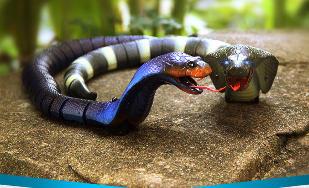 Jouet de noël pour garçon, serpent, Naja, Cobra, Animal, Robot télécommandé, avec câble Usb, nouveauté