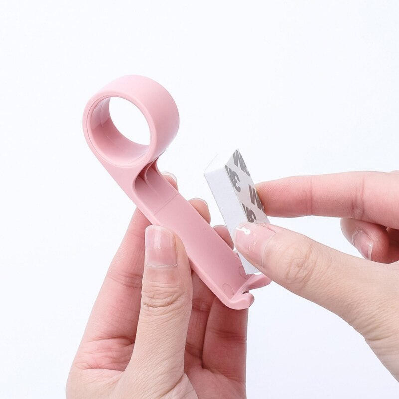 Toilet cover tool Anti-dirty Hand Household Toilet Sticky Handle Artifact Toilet Seat Clamshell ABS Material