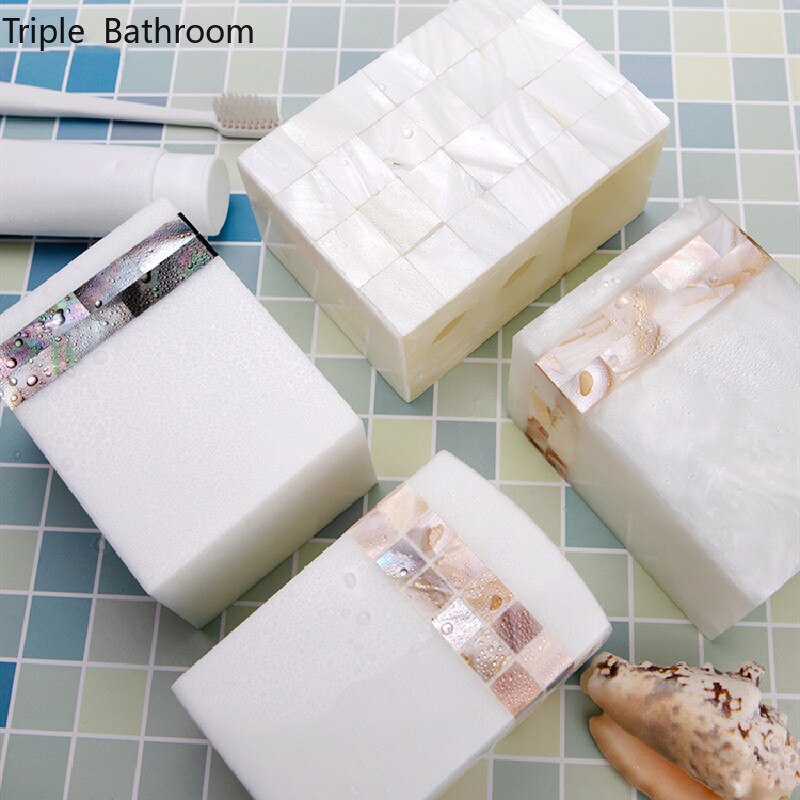 Light Luxury Shell Resin Toothbrush Holder Portable Travel Bathroom Accessories Toothbrush Toothpaste Storage Display Stand