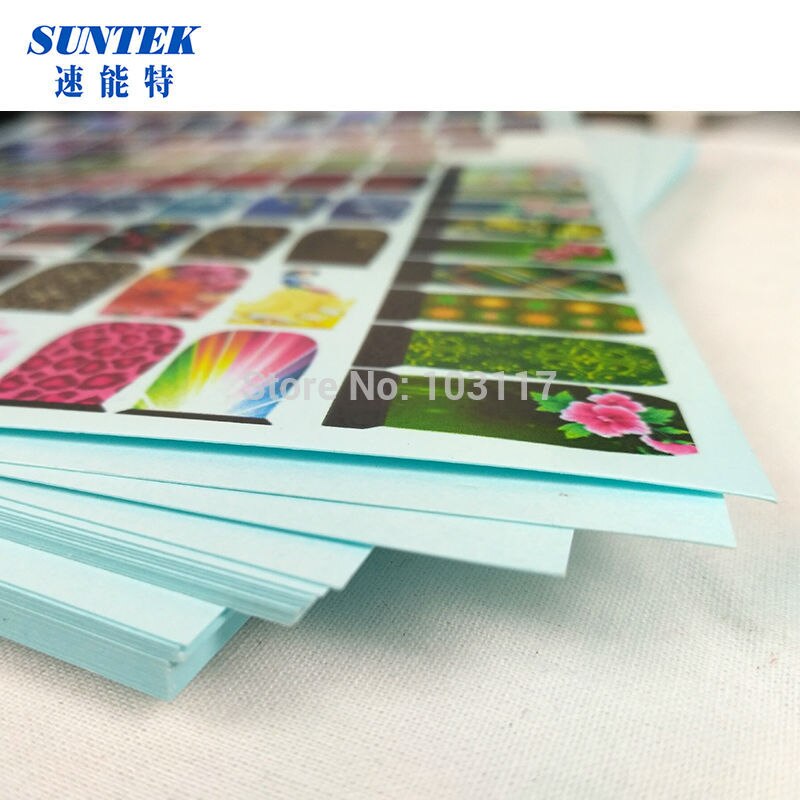 (20pcs/lot) Water Transfer Decal Paper with Blue Based Decal Paper Print by Inkjet Printer